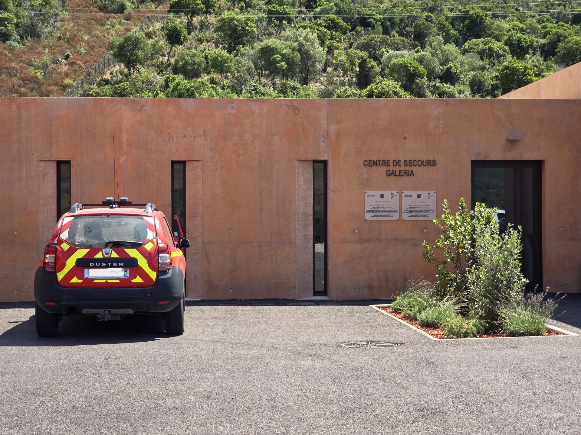 Système de sécurité dans la Caserne de Pompiers de Galeria