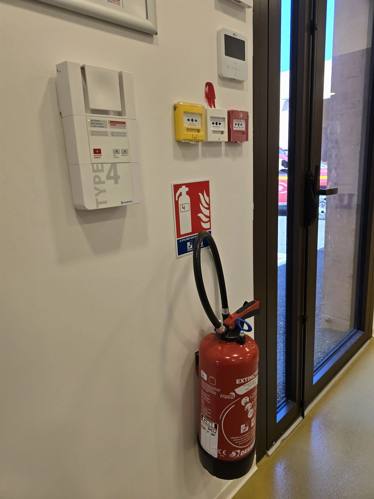 Système de sécurité dans la Caserne de Pompiers de Galeria