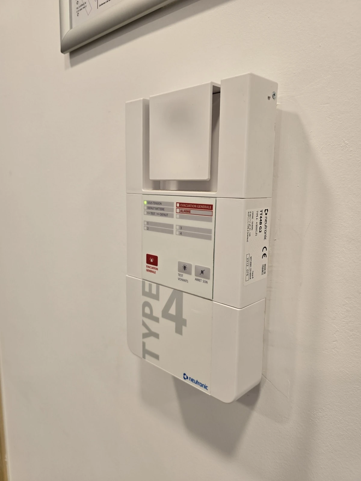 Système de sécurité dans la Caserne de Pompiers de Galeria