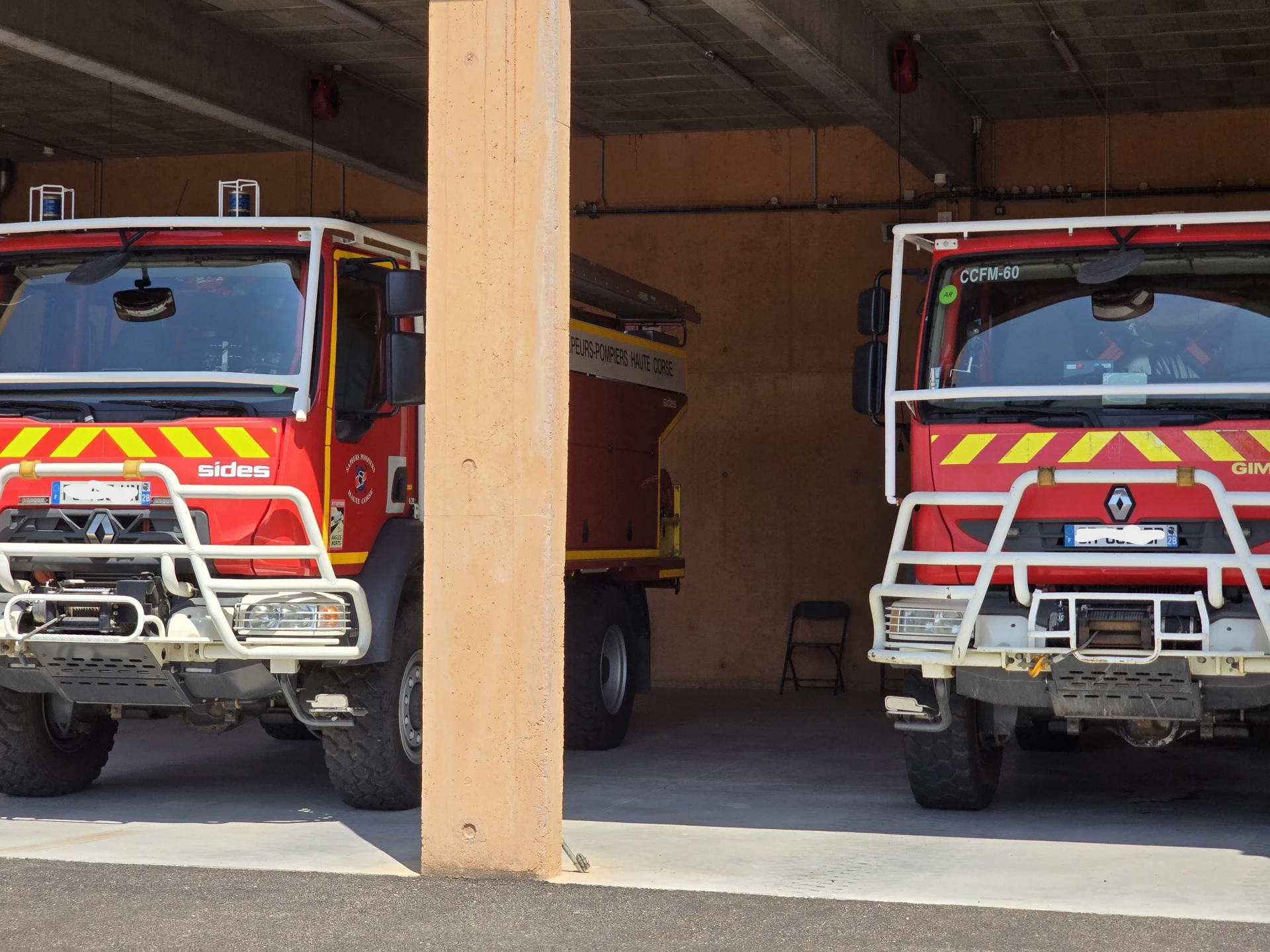 Système de sécurité dans la Caserne de Pompiers de Galeria