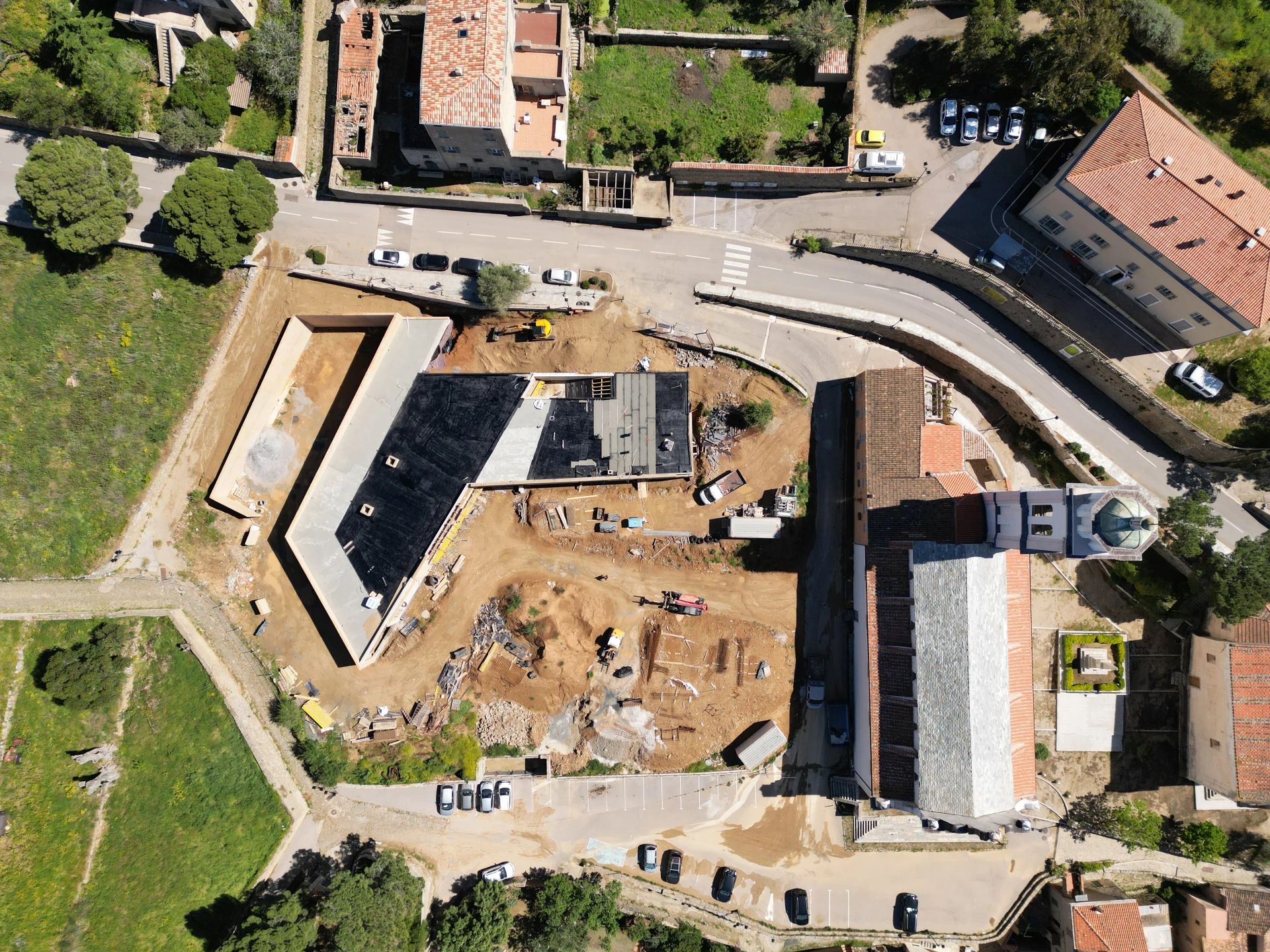Installation électrique de l'espace culturel, patrimonial et paysager de Corbara.